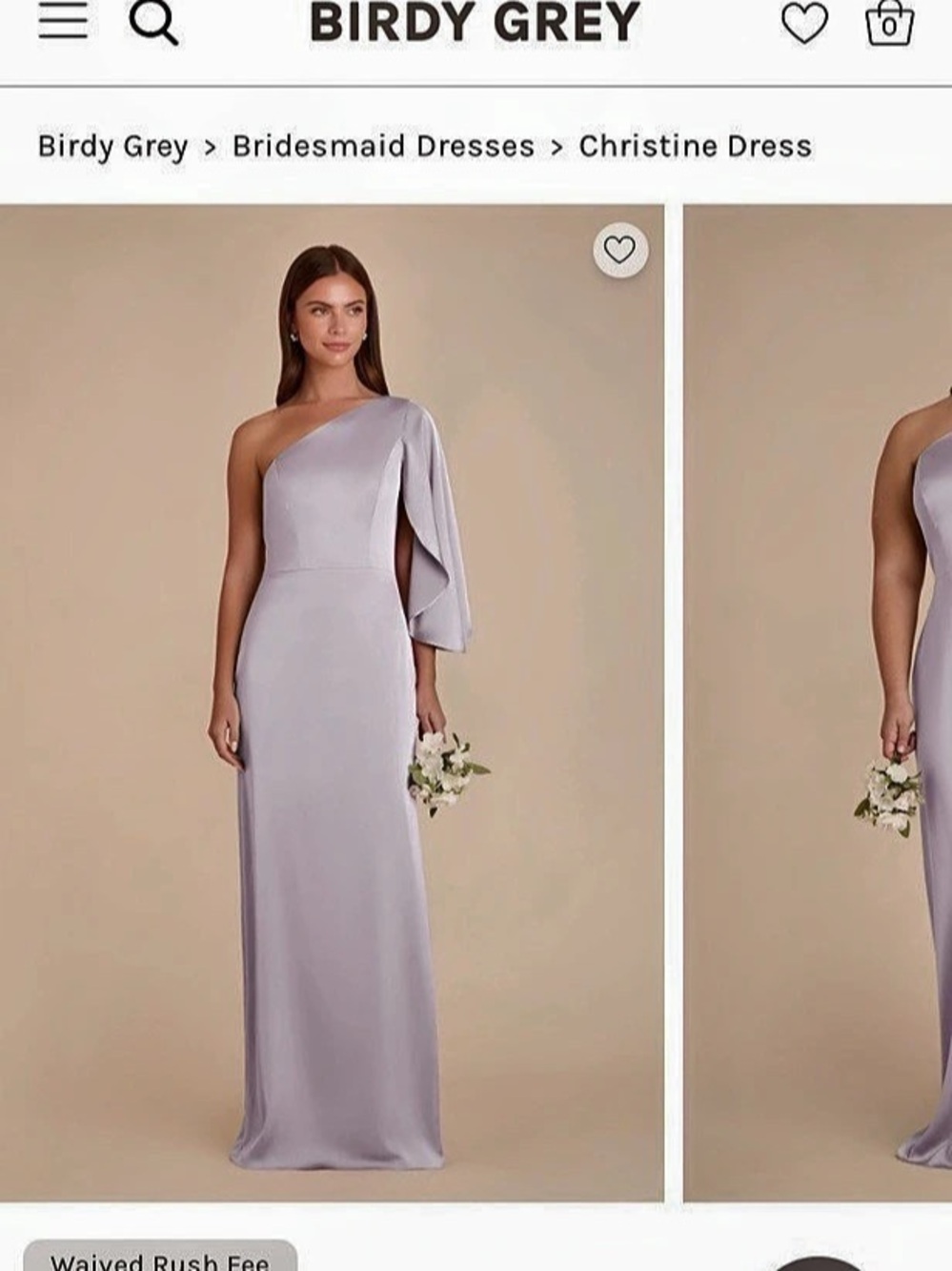 Birdy Grey Christine Dress in Dusty Lilac